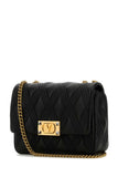 Valentino Garavani Women Black Nappa Leather Medium Quiltie 67 Shoulder Bag