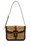 Valentino Garavani Women Two-Tone Calf Hair And Leather 9To5 Shoulder Bag