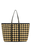 Valentino Garavani Women Embroidered Raffia Rockstud Shopping Bag