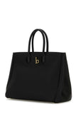 Burberry Women Black Leather Medium Rocking Horse Handbag