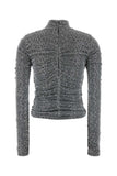 Dolce & Gabbana Women Silver Jersey Top