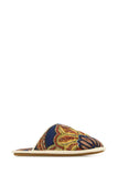 Valentino Garavani Men Printed Fabric Ta Chambre Slippers