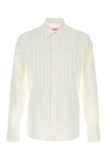 Valentino Garavani Men White Cotton Shirt