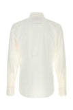 Valentino Garavani Men White Cotton Shirt