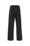 Valentino Garavani Men Charcoal Wool Pant