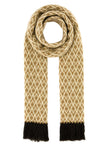 Valentino Garavani Men Embroidered Wool Toute La V Scarf