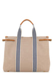 Valentino Garavani Men Two-Tone Canvas Antibes Shopping Bag