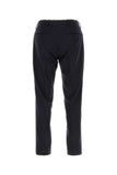 Prada Men Navy Blue Stretch Wool Pant