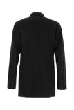 Dries Van Noten Men Black Wool Blend Bartux Blazer
