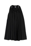 Loewe Women Black Satin Mini Dress