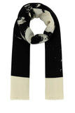 Alexander Mcqueen Women Ivory Silk Blend Scarf