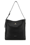 Alexander Mcqueen Men Black Leather Pendant Shopping Bag