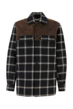 Alexander Mcqueen Men Embroidered Cotton Shirt