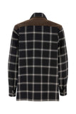 Alexander Mcqueen Men Embroidered Cotton Shirt