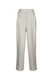 Toteme Women Double-Pleat Straight Trousers