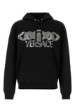Versace Men Black Cotton Sweatshirt