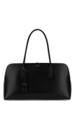 Saint Laurent Women Black Leather Shopping Bag