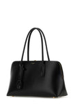 Saint Laurent Women Black Leather Shopping Bag