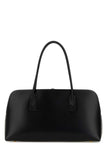 Saint Laurent Women Black Leather Shopping Bag
