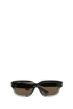 Bottega Veneta Women Dark Green Acetate Ultrathin Sunglasses