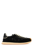 Dolce & Gabbana Men Black Fabric Dg Cushion Sneakers