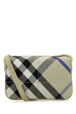 Burberry Women Embroidered Canvas Snip Crossbody Bag