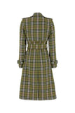 Burberry Women Embroidered Stretch Linen Trench Coat