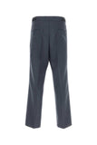Prada Men Blue Mohair Blend Pant