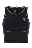 Moncler Grenoble Women Black Stretch Nylon Top