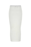 Sportmax Women White Organza Album1234 Skirt