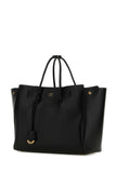 Balenciaga Women Black Leather Carry All Hampton Shopping Bag