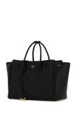 Balenciaga Women Black Leather Small Carry All Hempton Handbag