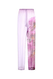 Dries Van Noten Women Lilac Crepe Pachas Pant