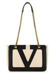 Valentino Garavani Men Ivory Nappa Leather Small Viva Superstar Shoulder Bag