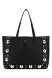 Valentino Garavani Women Black Leather Vlogo Signature Shopping Bag