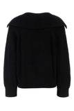 Bottega Veneta Women Black Stretch Cotton Blend Polo Shirt