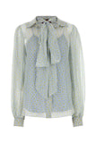 Gucci Women Printed Chiffon Shirt