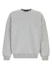 Gucci Men Grey Cotton Blend Oversize Sweatshirt