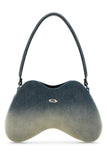 Diesel Women Denim Double-D Shoulder Bag