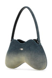 Diesel Women Denim Double-D Shoulder Bag