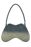 Diesel Women Denim Double-D Shoulder Bag