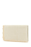 Jw Anderson Women Ivory Crochet Clutch