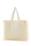 Jw Anderson Women Ivory Crochet Shopping Bag