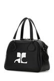 Courreges Women Black Leather Reedition Handbag