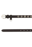 Prada Women Chocolate Leather Belt