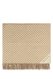 Prada Unisex Embroidered Wool Blend Symbole Double Blanket