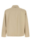 Burberry Men Cappuccino Gabardine Jacket