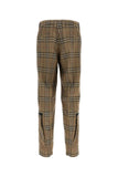 Burberry Men Embroidered Viscose Blend Cargo Pant
