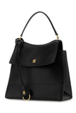 Balenciaga Women Black Leather Medium Nano Handbag