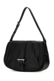 Alexander Mcqueen Men Black Leather Maxi Satchel Shoulder Bag